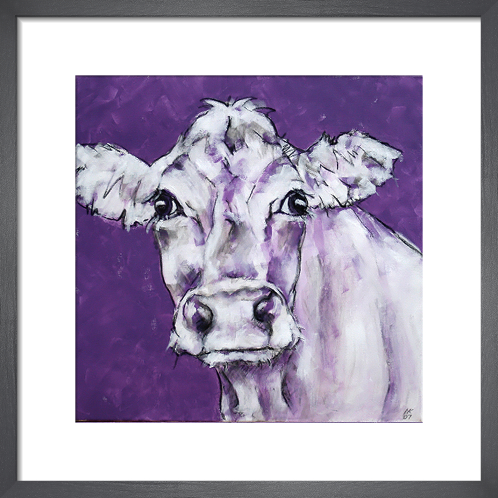 Cow on Purple