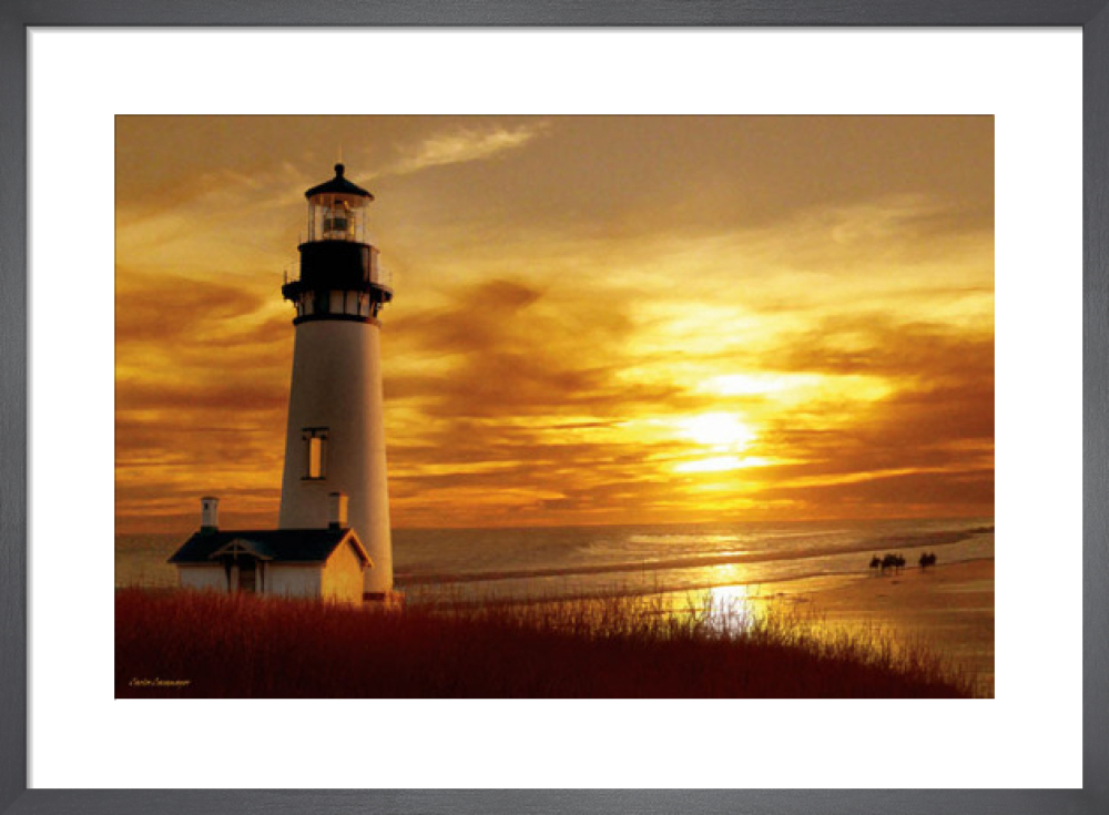 Lighthouse at Sunset