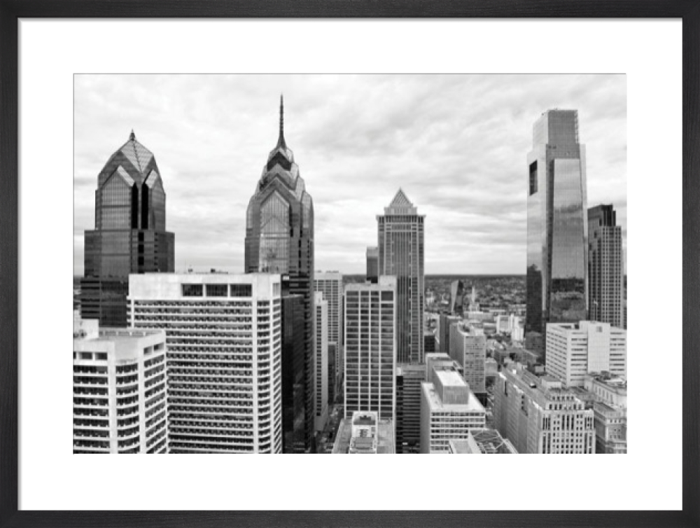 Philly Skyline (b/w)