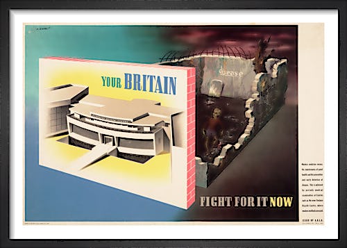 Your Britain - Fight for it Now (Health Centre) by Abram Games