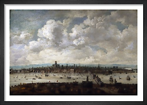 View of London from Southwark, 1640-60 by attr. Thomas Wyck
