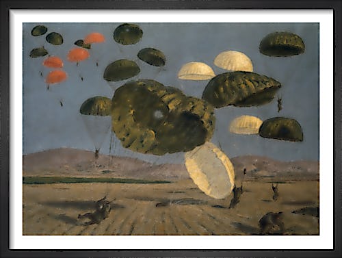Parachute Drop 1943 by Henry Carr