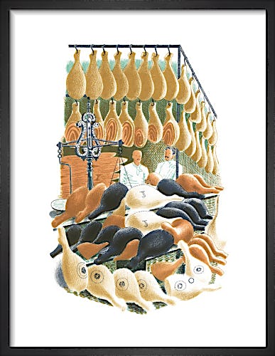 Hams by Eric Ravilious