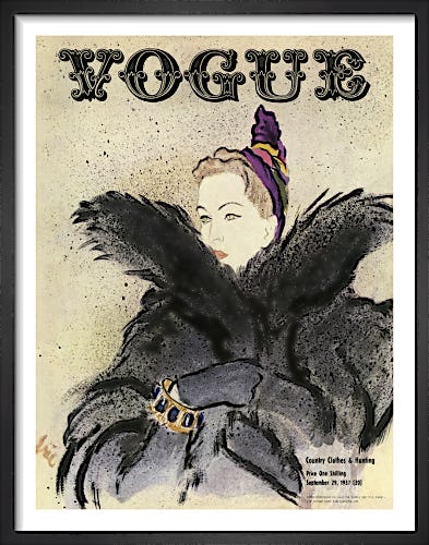 Vogue September 1937 by Eric