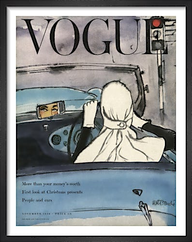 Vogue 14 November 1953 by René Bouché