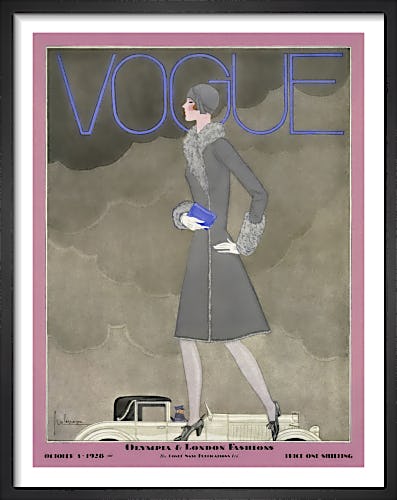 Vogue October 1928 by Georges Lepape