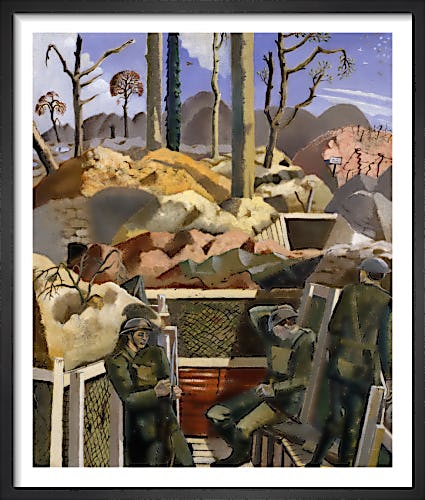 Spring in the Trenches, Ridge Wood, 1917 by Paul Nash
