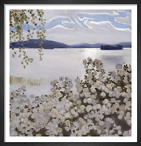 Valkoisia Ruusuja, Konginkangas (White Roses), 1906 by Akseli Gallen-Kallela