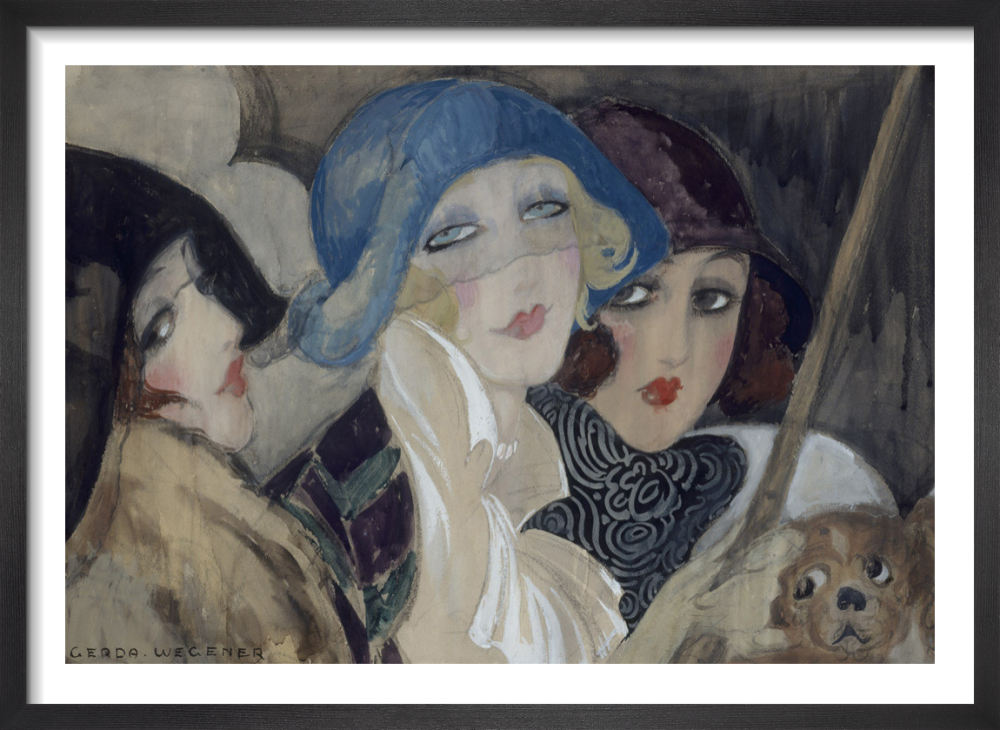 Three Young Women in Hats, 1920&#39;s