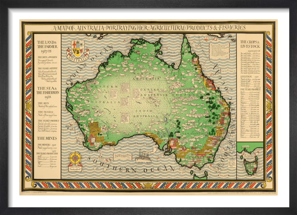 Empire Marketing Board, Map of Australia