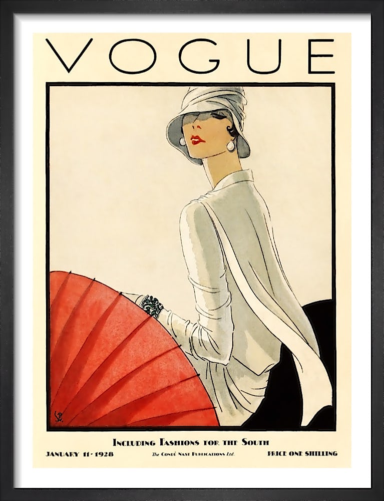 støbt Bunke af Tilskud Vogue Art Prints | King & McGaw
