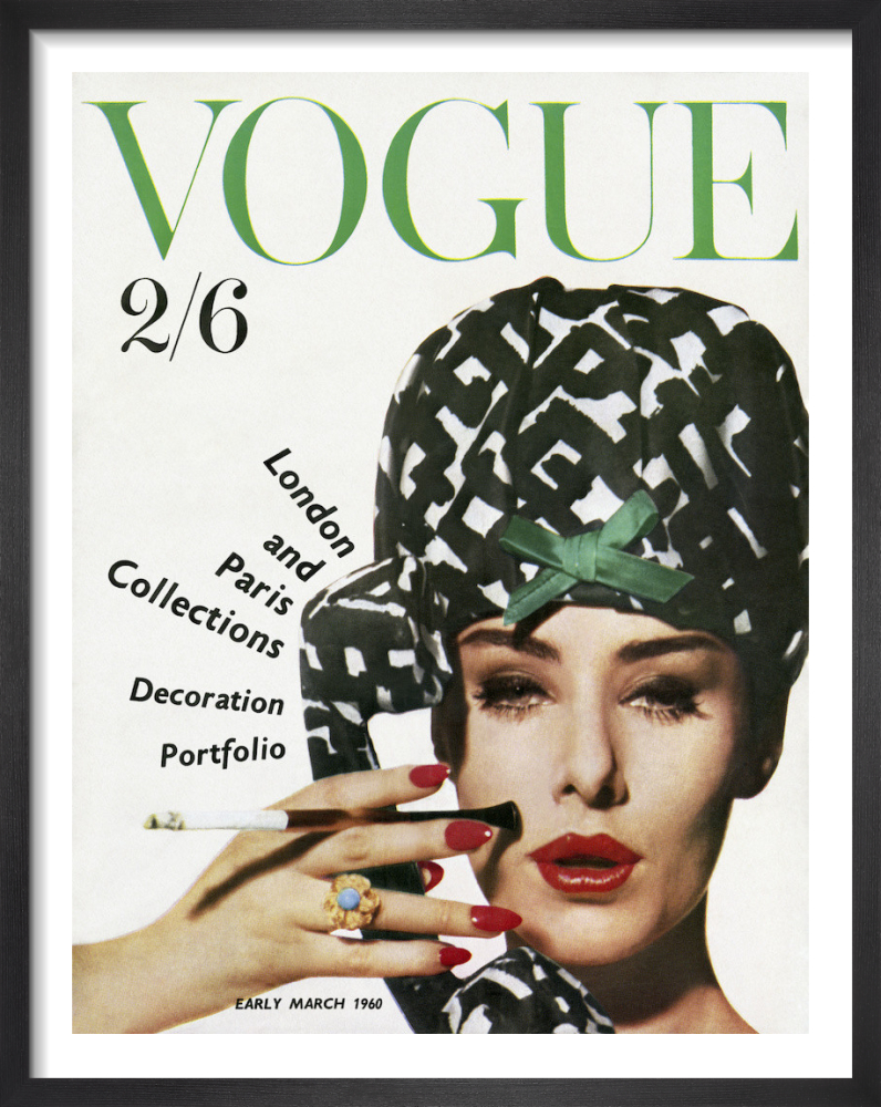Vogue April 1955 Art Print by Karen Radkai | King & McGaw