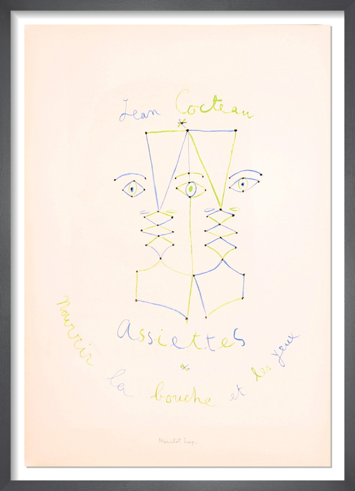 Assiettes, nourrir la bouche et les yeux, 1957