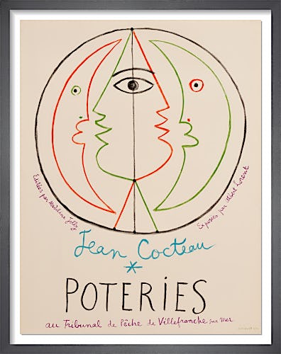 Poteries, 1958 by Jean Cocteau