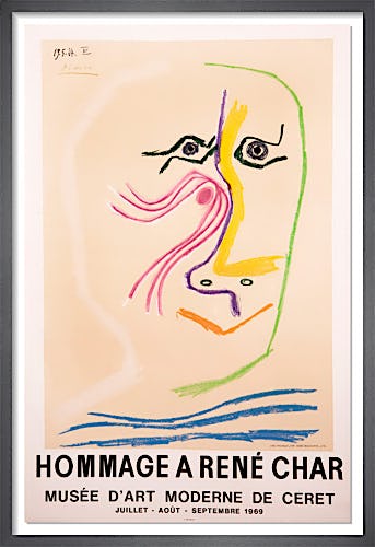 Homage à René Char, 1969 by Pablo Picasso