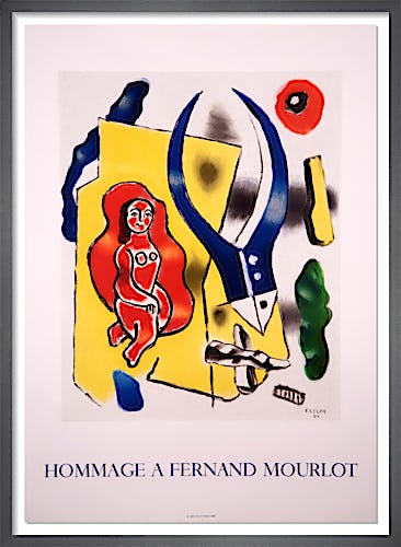 Hommage a Fernand Mourlot, 1990 by Fernand Leger