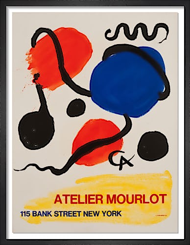 Atelier Mourlot, Bank Street, New York, 1967 by Alexander Calder