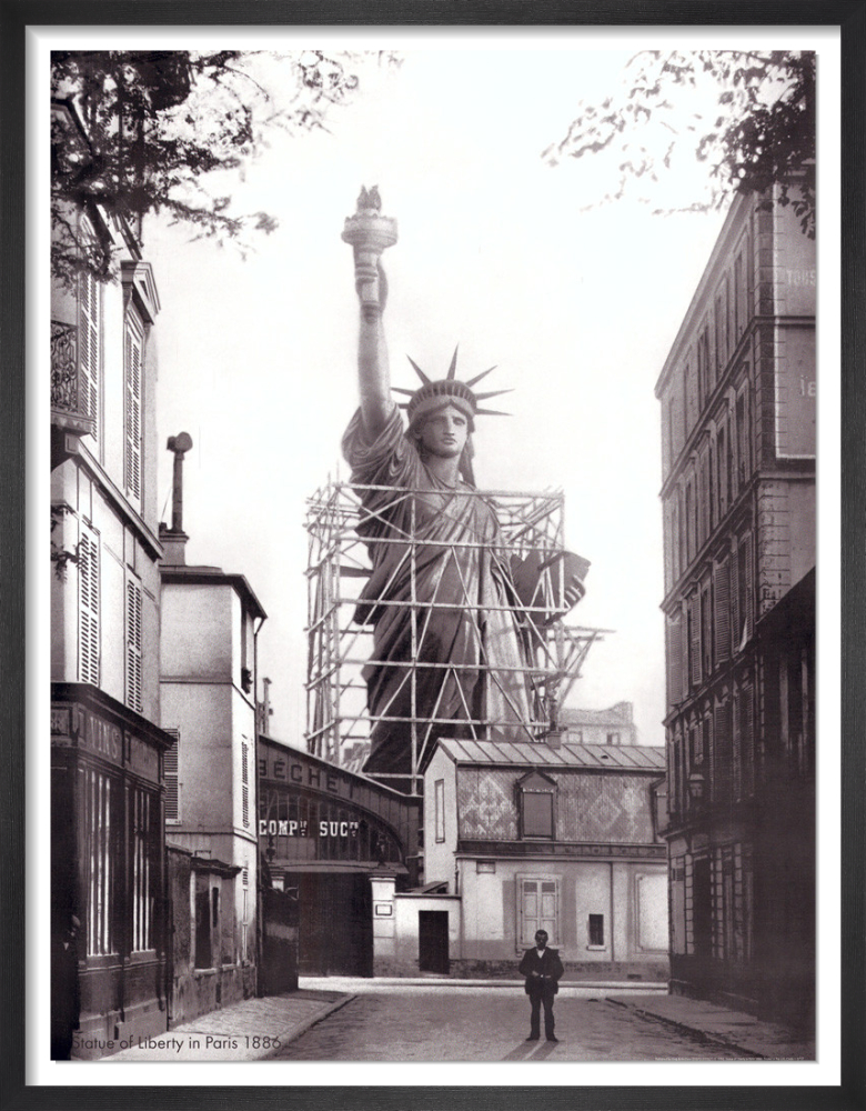 Statue of Liberty in Paris, 1886