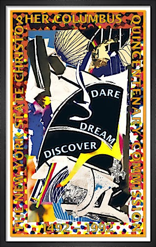 Dare, Dream, Discover by Frank Stella