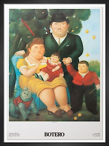Una Famiglia, 1989 by Fernando Botero