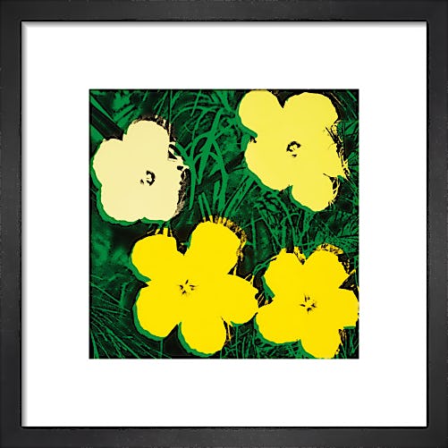 Flowers, c.1964 (4 yellow) by Andy Warhol