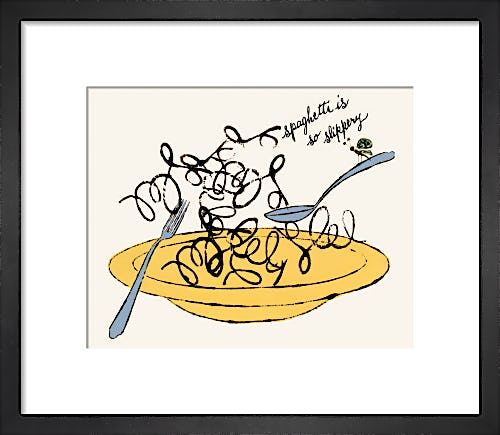 Spaghetti is So Slippery, c.1958 by Andy Warhol