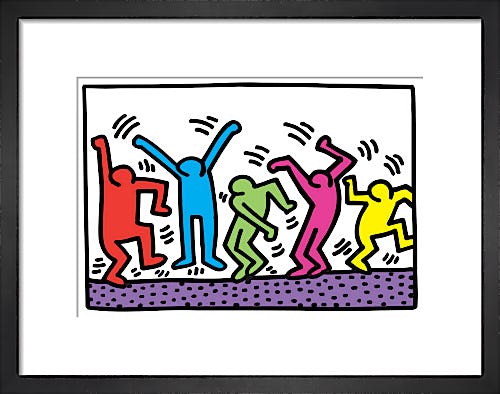 Untitled (dance) by Keith Haring