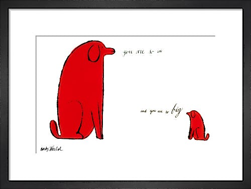 You are So Little and You Are So Big c.1958 by Andy Warhol