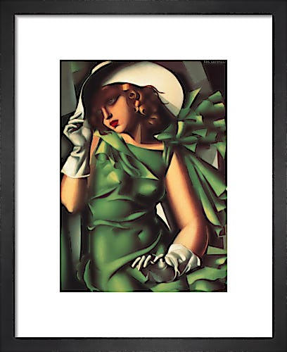 Young Lady with Gloves (Girl in a Green Dress), 1930 by Tamara de Lempicka