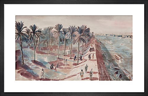 Baghdad - View of the River Tigris by Edward Bawden