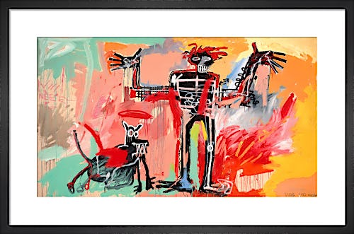 Boy and Dog in a Johnnypump, 1982 by Jean-Michel Basquiat