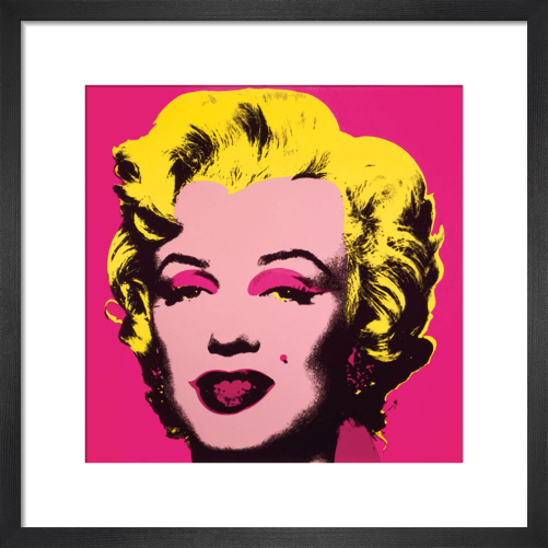 Marilyn Monroe Marilyn 1967 Black Art Print By Andy Warhol King Mcgaw