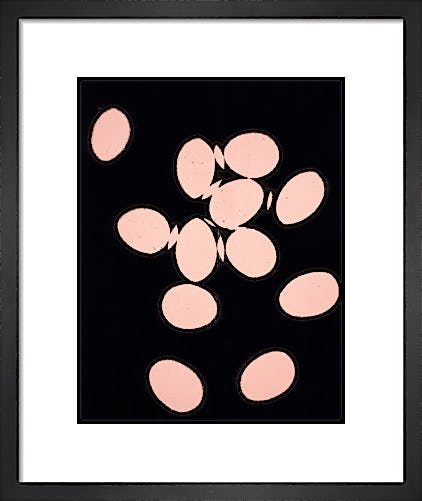 Eggs, 1982 (pink) by Andy Warhol