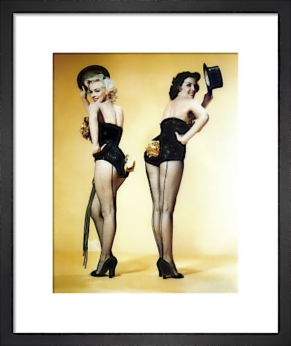 Marilyn Monroe and Jane Russell - Gentlemen Prefer Blondes by Hollywood Photo Archive