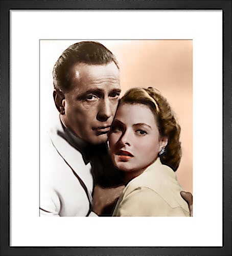 Bogart and Bergman (Casablanca) by Hollywood Photo Archive