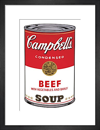 Campbell's Soup I, 1968 (beef) by Andy Warhol