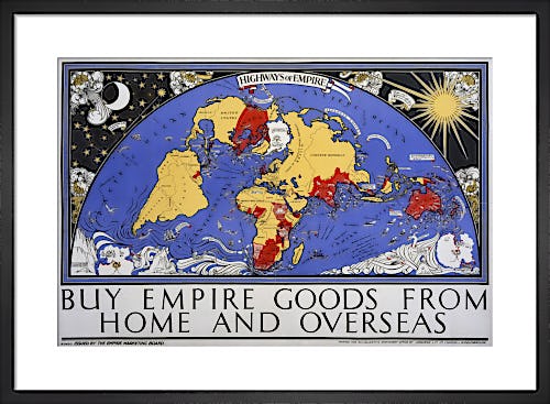 Empire Marketing Board, Highways Of Empire by Macdonald Gill