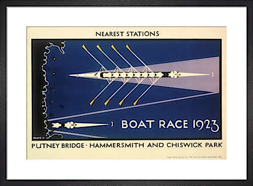 Boat Race, 1923 by Charles Paine