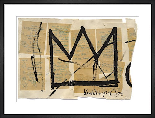 Untitled (Crown), 1982 by Jean-Michel Basquiat