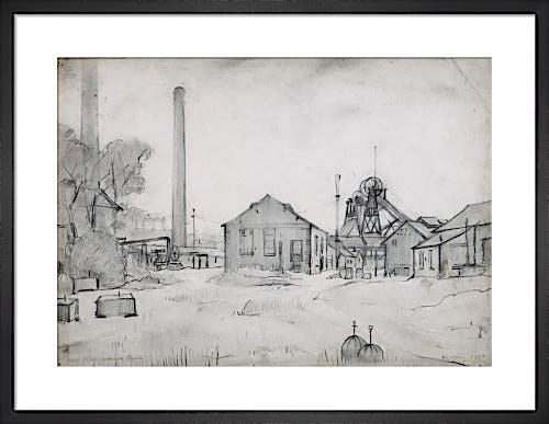 Wet Earth Colliery, Dixon Fold, 1925 by L.S. Lowry