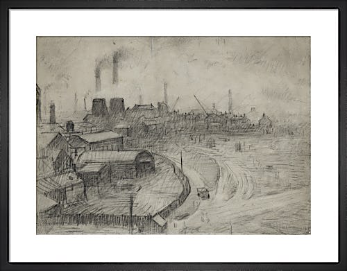 View From The Window Of The Royal Technical College, Looking Towards Broughton, 1925 by L.S. Lowry