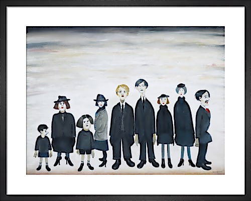 The Funeral Party, 1953 by L.S. Lowry