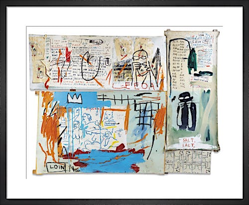 Piscine Versus the Best Hotels, 1982 by Jean-Michel Basquiat