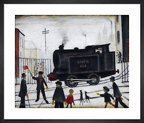 Level Crossing, 1946 by L.S. Lowry