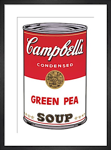 Campbell's Soup I, 1968 (green pea) by Andy Warhol