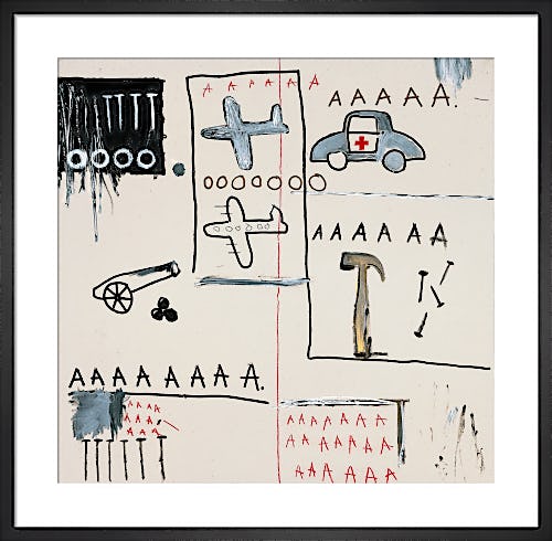 Untitled (Vehicles) 1981 by Jean-Michel Basquiat