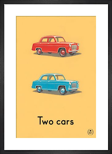 Two cars by Ladybird Books'