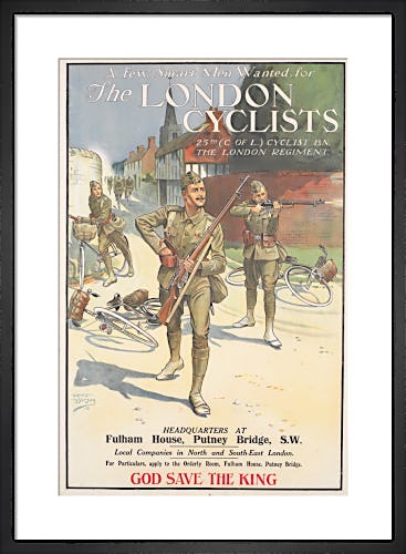 The London Cyclists by Ernest Ibbetson