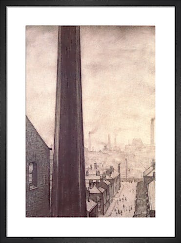 A View From The Window Of The Royal Technical College, Salford, 1924 by L.S. Lowry