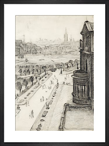 A View From The Window Of The Royal Technical College, Looking Towards Manchester, 1924 by L.S. Lowry